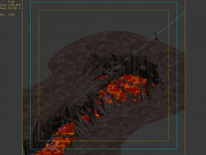 devil dragon temple-dragon shaped mountain 04 3D Model