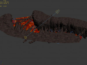 devil dragon temple-dragon shape mountain 05 3D Модель