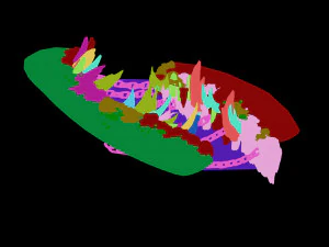 devil dragon temple-dragon shaped mountain 06 3D Model
