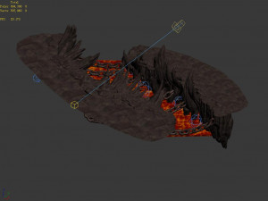 devil dragon temple-dragon shaped mountain 06 Model 3D