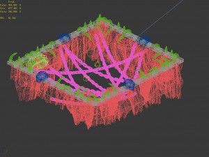 devil dragon temple-hollow lava Modelo 3D