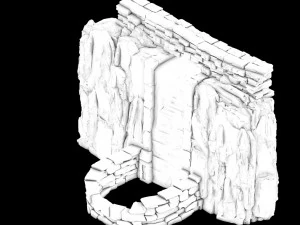 fountain-attractions-rockery-backyard 3D Model