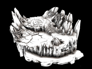 platform big mountain 06 Modelo 3D
