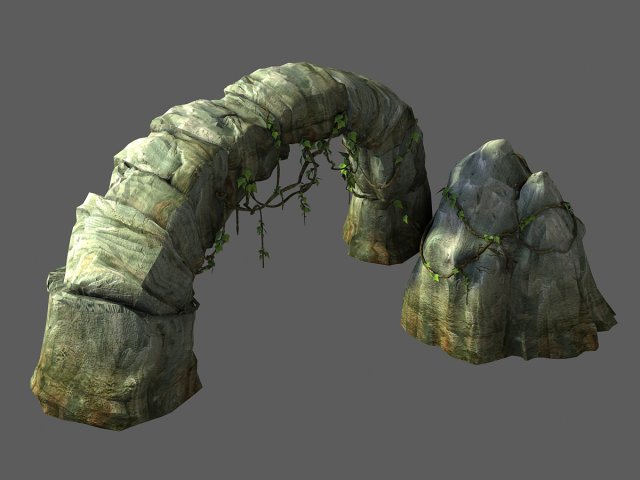 putuo mountain-stone-vine 01 3D Model .c4d .max .obj .3ds .fbx .stl .blend 