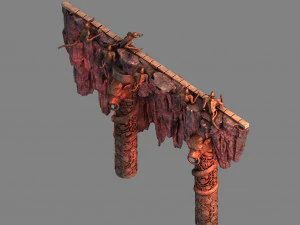 산 괴물 03 3D 모델