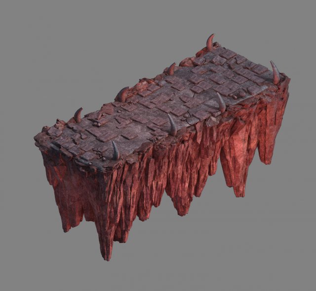 mountain-bridge 05 3D Model .c4d .max .obj .3ds .fbx .stl .blend 