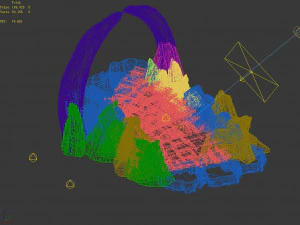 mountain-stone ladder 03 3D Model