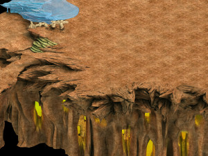 dragon fortress-terrain ice edge 02 Modelo 3D