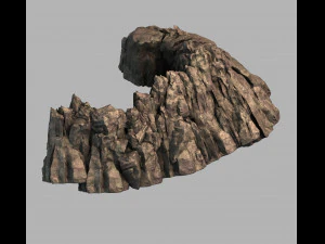 benteng naga-gunung taizi Model 3D