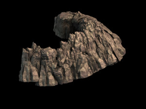 dragon fortress-taizi mountain 3D 模型