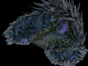 dragon fortress-spider forest arch Model 3D