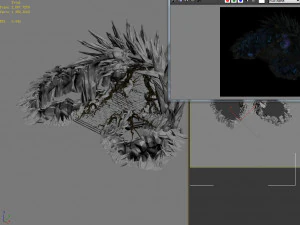 dragon fortress-spider forest arch 3D Model