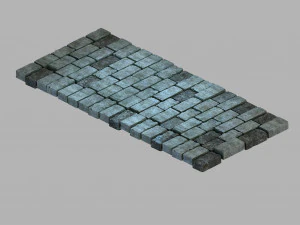 瘟疫沼泽石路 3D 模型