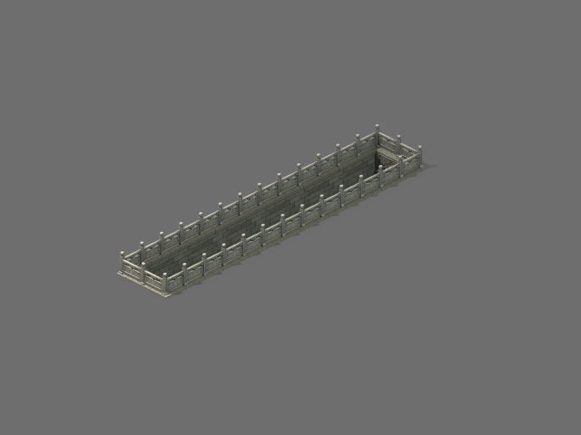 xian-pool 12 3D Модель .c4d .max .obj .3ds .fbx .stl .blend