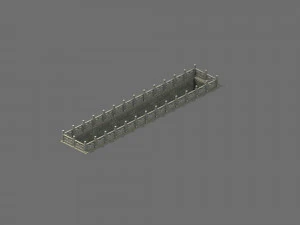 kolam xian 12 Model 3D