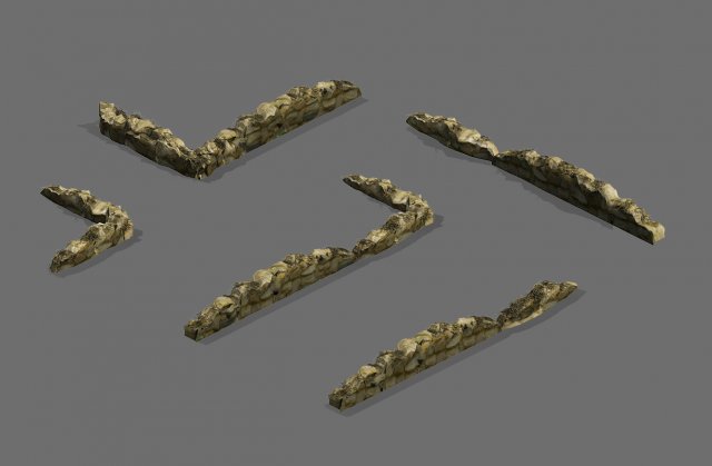 country-farmland-rice-spring plowing-field bound 01 3D 모델 .c4d .max .obj .3ds .fbx .stl .blend 