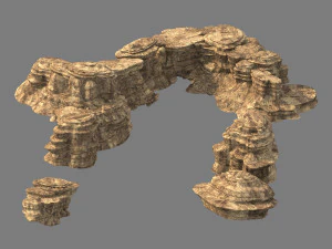 природный ландшафт-Ужишань 12 3D Модель