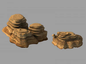 природный ландшафт-Ужишань 32 3D Модель