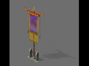 the big dipper-flag 13 3D Model