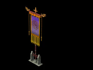the big dipper-flag 13 3D Model