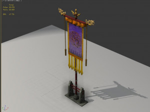 the big dipper-flag 13 3D 模型