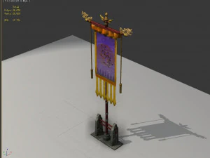 the big dipper-flag 13 3D Model