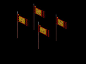 the big dipper-flag 17 Model 3D