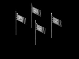 the big dipper-flag 17 Model 3D