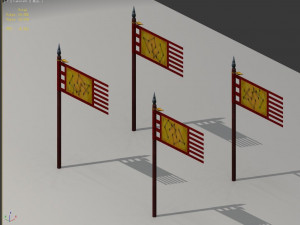 the big dipper-flag 17 Model 3D