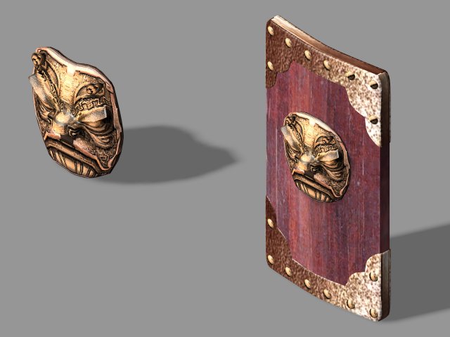 cheng yaojin-shield 2 Model 3D .c4d .max .obj .3ds .fbx .stl .blend