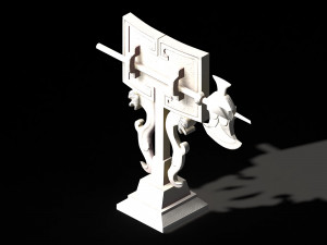 cheng yaojin-shelf knife 3D 모델