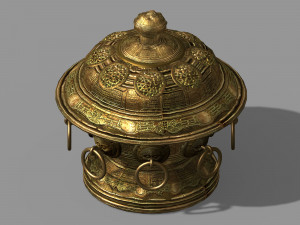 cheng yaojin-censer 03 3D Model