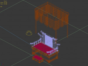 cheng yaojin-chair knot 3Dモデル
