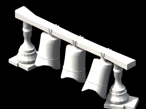 props-musical instruments-chimes 3D Модель