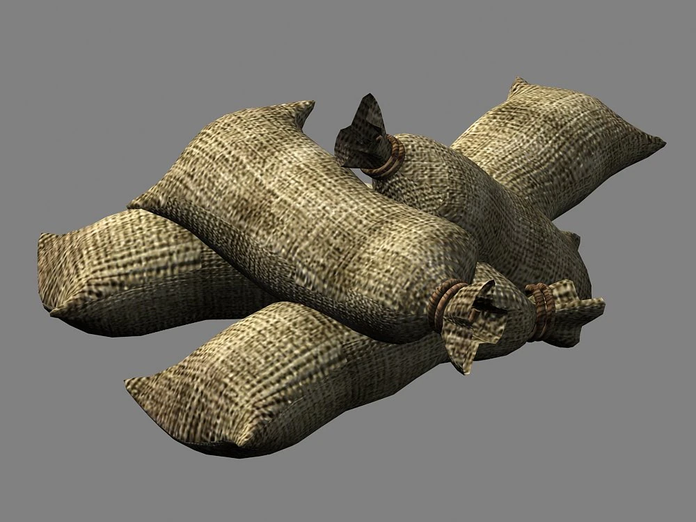 prop-sack 12 3D Model .c4d .max .obj .3ds .fbx .stl .blend 