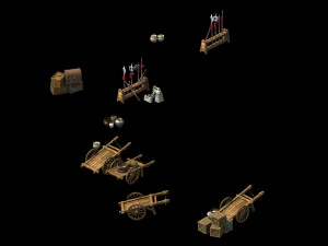 props-trolley-weapon 3D Model