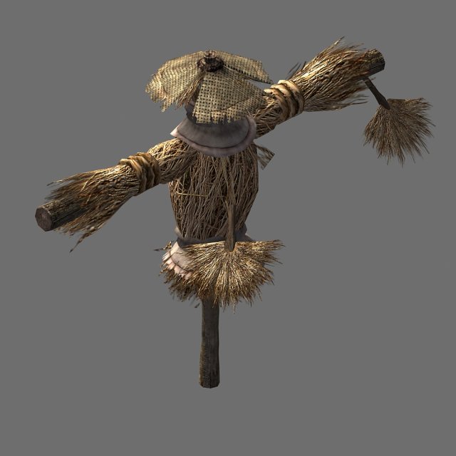 scarecrow 36 3D Model .c4d .max .obj .3ds .fbx .stl .blend 