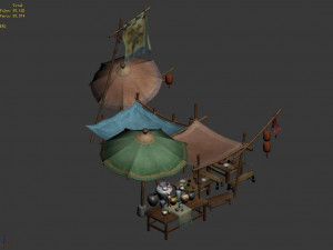 east city-tea shop 3D 模型