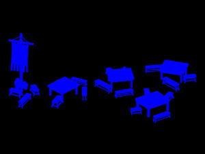 east city-tea stand Modelo 3D