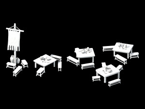 east city-tea stand Modelo 3D