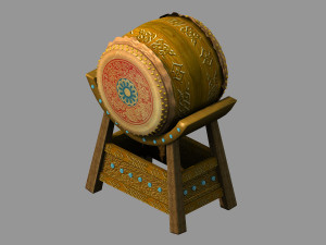 east city-drum Modelo 3D