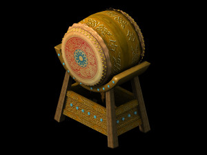 east city-drum 3D मॉडल