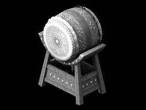 east city-drum 3D मॉडल