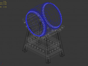 east city-drum 3D मॉडल