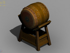 east city-drum 3D मॉडल