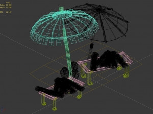 dongshi-cloth booth 3D Model