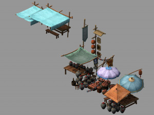 east city-flat peach 3D Model