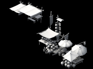 east city-flat peach 3D Model