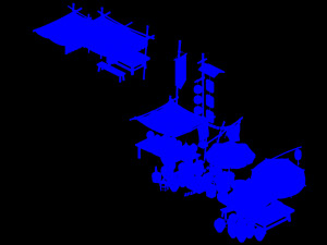 east city-flat peach 3D Model