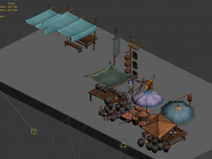 east city-flat peach 3D Model